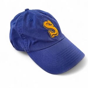 47 Brand Seattle Mariners Cooperstown Dad Hat Blue Adjustable Cotton Cap